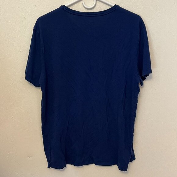 Marc Anthony T-Shirt Short Sleeve Slim Fit Luxury Tee Blue Size L Men's - Picture 2 of 3